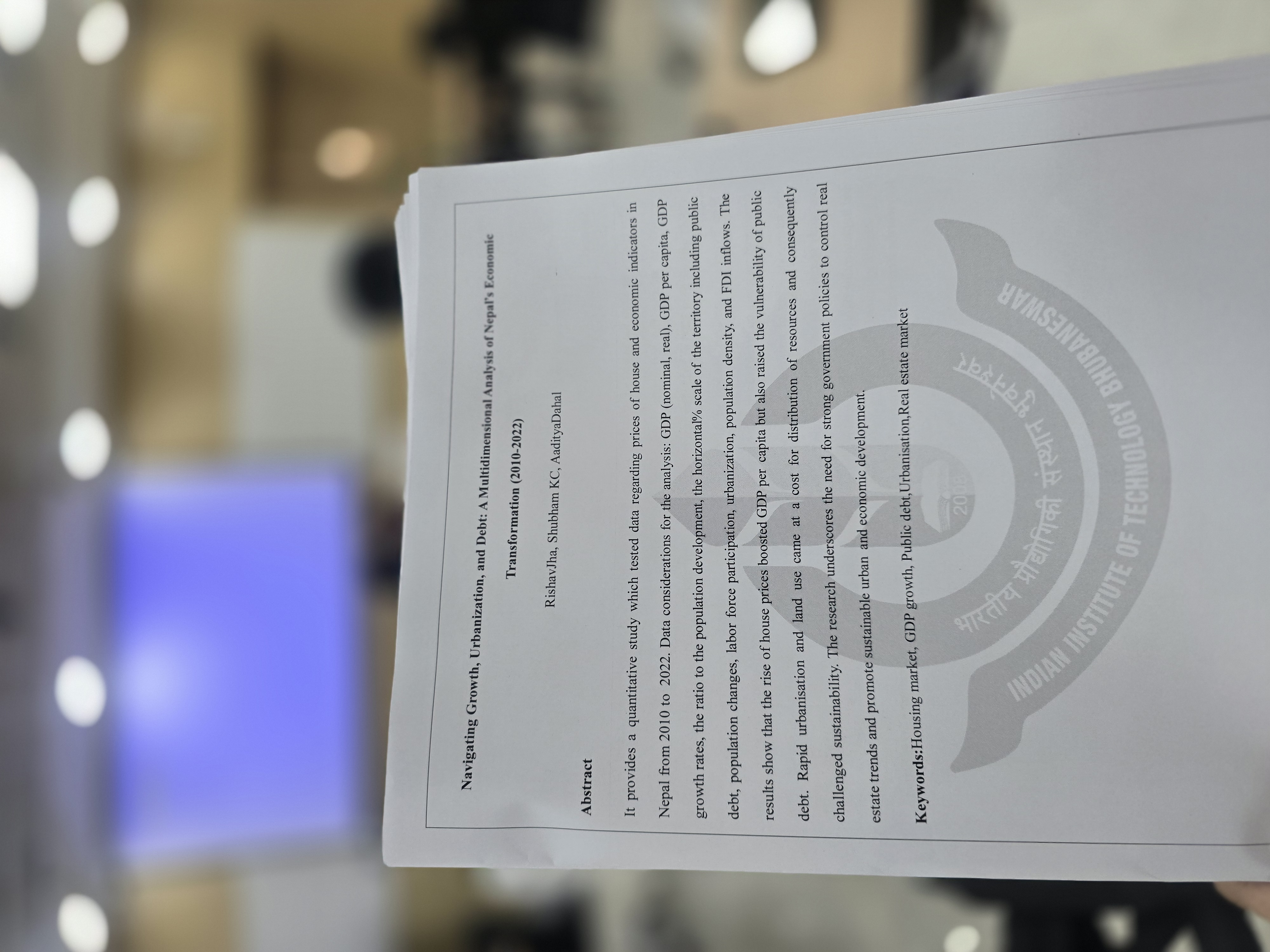 Research paper publication